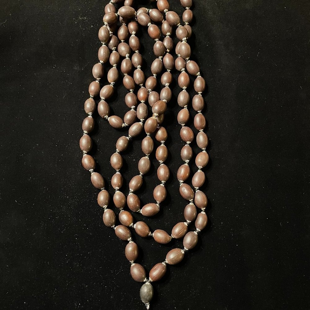 Lotus Seed Mala Necklace